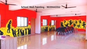 Kindergarten Playschool Wall Painting In Bhatinda School